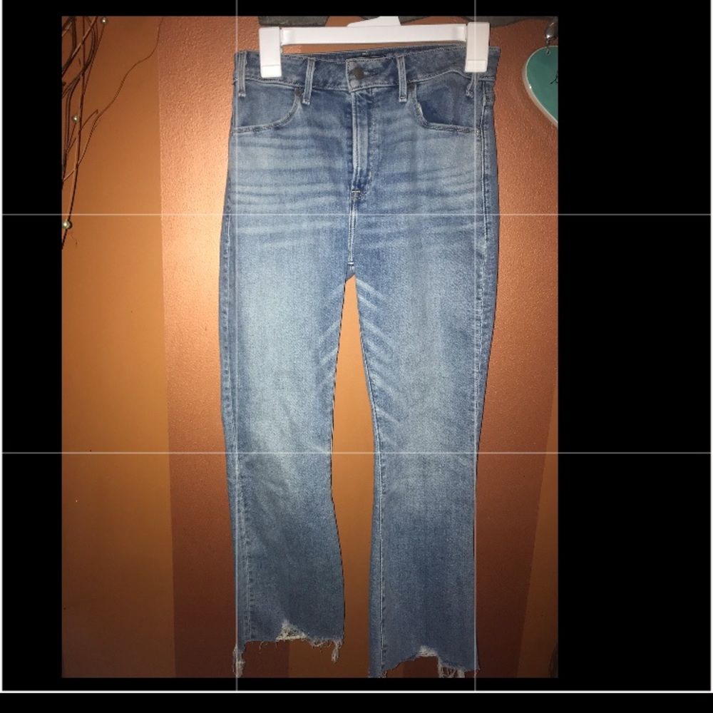 Abercrombie ankle flare jeans